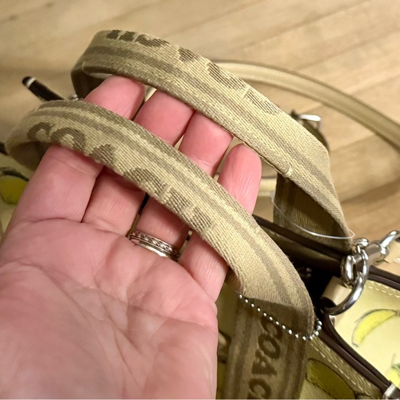 Coach Smith Crossbody Tote Bag 24 With Lemon Print in Silver Garden Glade Multi - Picture 13 of 13